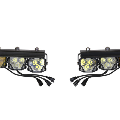 Morimoto Morimoto 4Banger Triple Fog Kit: Bronco (21+ / Brackets only / Set)