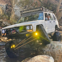 Jeep TJ XJ YJ ZJ Steerable Knuckle Pod Light Mounts (1984-2006 Wrangler/Cherokee)