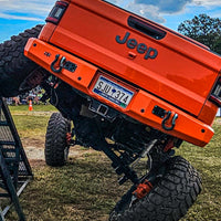 Gauntlet Rear Bumper for 2020+ Jeep Gladiator JT