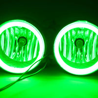 2007-09 Jeep Wrangler/2005-07 Magnum Fog Lights - ORACLE Green Plasma Halos