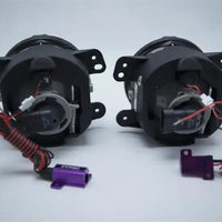 2007-09 Jeep Wrangler/2005-07 Magnum Fog Lights - ORACLE Green Plasma Halos