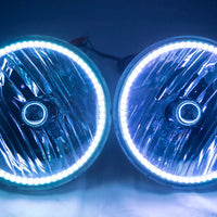 2007-16 Jeep Wrangler JK Headlights - ORACLE ColorSHIFT RGB Halo Kit + 1.0 Remote