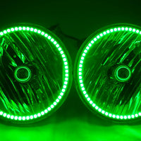 2007-16 Jeep Wrangler JK Headlights - ORACLE ColorSHIFT RGB Halo Kit + 1.0 Remote