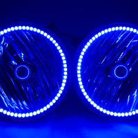 2007-16 Jeep Wrangler JK Headlights - ORACLE ColorSHIFT RGB Halo Kit + 1.0 Remote