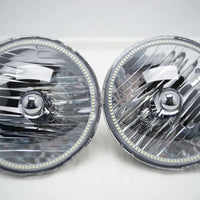 2007-16 Jeep Wrangler JK Headlights // ORACLE White LED/SMD Halos Installed