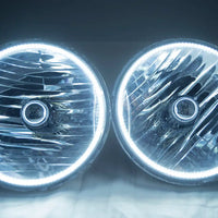 2007-16 Jeep Wrangler JK Headlights // ORACLE White LED/SMD Halos Installed