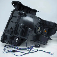 2009-14 Ford F-150 Headlights w/ ORACLE RGB ColorSHIFT Halo Kit + 1.0 ColorSHIFT Remote