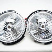 2007-2016 Jeep Wrangler Headlights Pair with ORACLE HALO KIT BLUE
