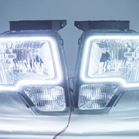 2009-2014 Ford F-150 Headlights with ORACLE White LED SMD Halo Kit