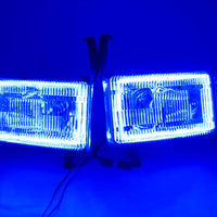 1994-2002 Dodge RAM 1500 Headlights - ORACLE Blue LED SMD Halo Kit Pre-Installed