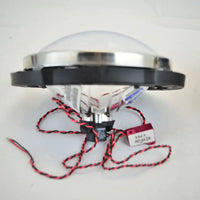2007-16 Jeep Wrangler Headlights ORACLE with Ultraviolet Purple SMD Halos Installed