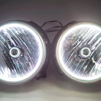 2007-16 Jeep Wrangler Headlights - ORACLE ColorSHIFT RGB Halo Kit + 1.0 Remote