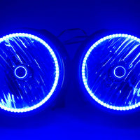 2007-16 Jeep Wrangler Headlights - ORACLE ColorSHIFT RGB Halo Kit + 1.0 Remote