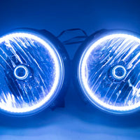 2007-16 Jeep Wrangler Headlights - ORACLE ColorSHIFT RGB Halo Kit + 1.0 Remote