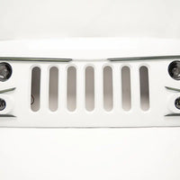 ORACLE Vector Grill BRIGHT WHITE PW7 - 2007-17 Jeep Wrangler w/ LED Headlights, Hi Beams, DRLs