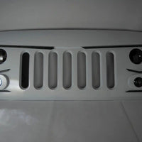 ORACLE Vector Grill BRIGHT WHITE PW7 - 2007-17 Jeep Wrangler w/ LED Headlights, Hi Beams, DRLs