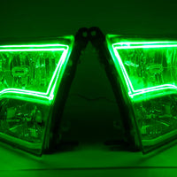 2009-2018 Dodge Ram 1500 Headlights - ORACLE Green LED Halo Kit Pre-Installed