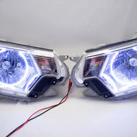 2012-2015 Toyota Tacoma Headlights ORACLE RGB ColorSHIFT LED Halos + ORACLE RGB Remote