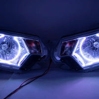2012-2015 Toyota Tacoma Headlights ORACLE RGB ColorSHIFT LED Halos + ORACLE RGB Remote