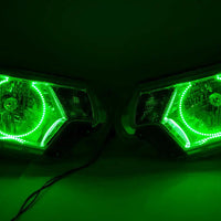 2012-2015 Toyota Tacoma Headlights ORACLE RGB ColorSHIFT LED Halos + ORACLE RGB Remote