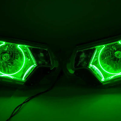 2012-2015 Toyota Tacoma Headlights ORACLE RGB ColorSHIFT LED Halos + ORACLE RGB Remote