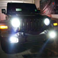 H13 - 4,000+ Lumen LED Light Bulb Conversion Kit High/Low Beam (Non-Projector)