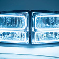 2005-2007 Ford F-250 Super Duty Headlights- ORACLE White LED SMD Halo Kit