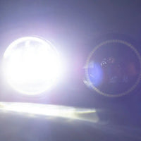 Jeep Wrangler Dodge Mopar LED Hi-Power Fog Lights + ORACLE White LED Halos