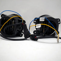 Jeep Wrangler Dodge Mopar LED Hi-Power Fog Lights + ORACLE White LED Halos