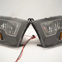 2009-2012 Dodge Ram Non-Sport Headlights - ORACLE Red LED Halo Kit Pre-Installed