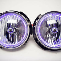 2007-16 Jeep Wrangler JK Headlights - ORACLE Purple/UV SMD Halos Pre-Installed