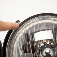 2007-16 Jeep Wrangler JK Headlights - ORACLE Purple/UV SMD Halos Pre-Installed