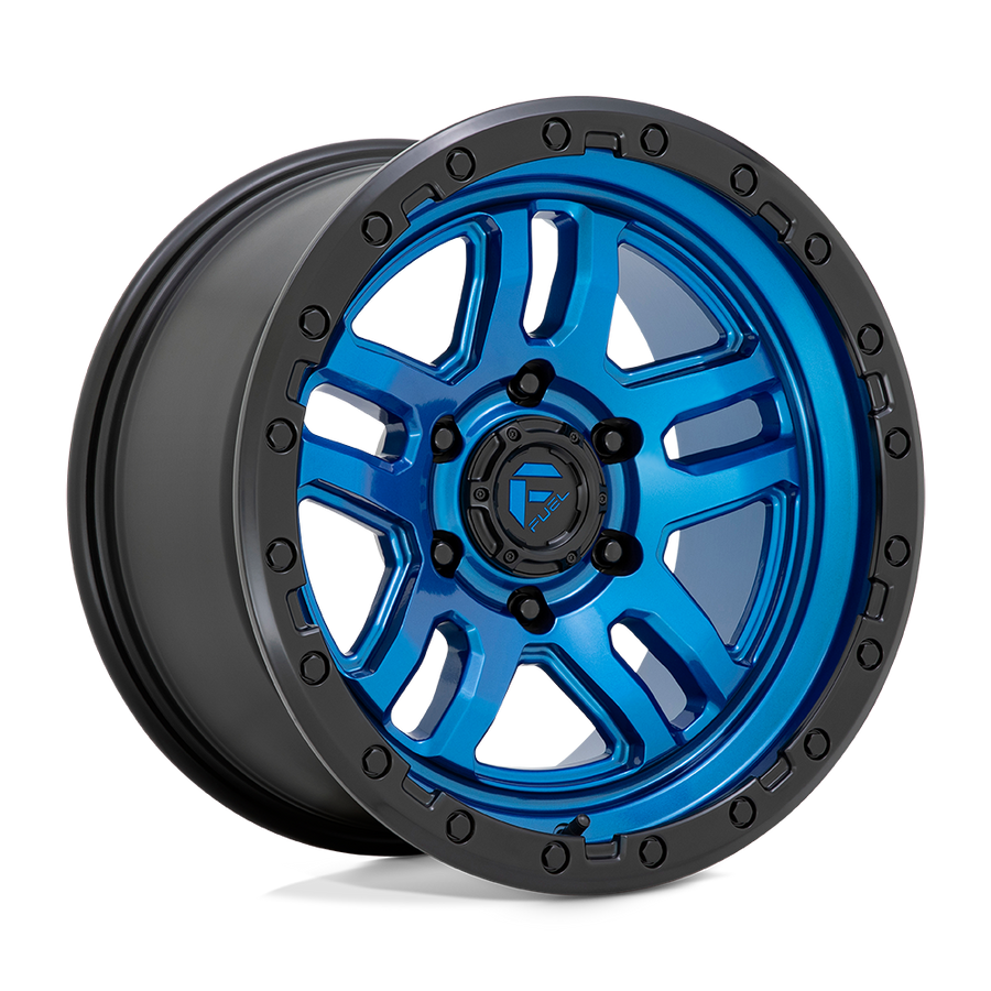 Fuel 1PC D790 AMMO Blue W/ Black Lip wheel