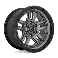 Fuel 1PC D701 AMMO Matte Gunmetal Black Bead Ring wheel