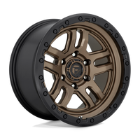Fuel 1PC D702 AMMO Matte Bronze Black Bead Ring wheel