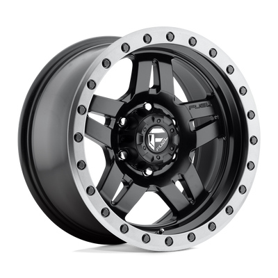 Fuel 1PC D557 ANZA Matte Black Gun Metal Ring wheel