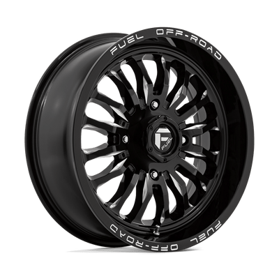 Fuel UTV D821 ARC UTV Gloss Black Milled wheel