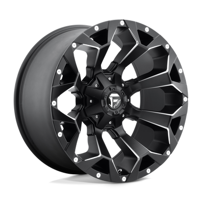 Fuel 1PC D546 ASSAULT Gloss Black / Candy Orange wheel