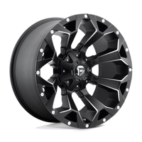 Fuel 1PC D546 ASSAULT Matte Black Milled wheel