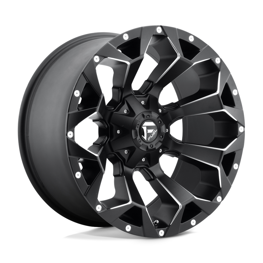 Fuel 1PC D546 ASSAULT Matte Black Milled wheel