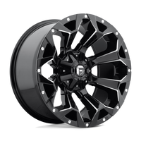 Fuel 1PC D576 ASSAULT Gloss Black Milled wheel