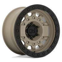 Black Rhino Hard Alloys AVENGER BEADLOCK Desert Sand W/ Black Hardware wheel