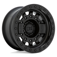 Black Rhino Hard Alloys AVENGER BEADLOCK Matte Black W/ Black Hardware wheel