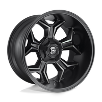 Fuel 1PC D605 AVENGER Matte Black Double Dark Tint wheel