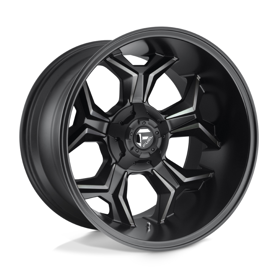 Fuel 1PC D605 AVENGER Matte Black Double Dark Tint wheel
