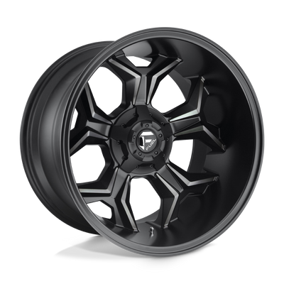 Fuel 1PC D605 AVENGER Matte Black Double Dark Tint wheel