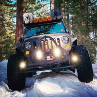 Jeep JK Steerable Knuckle Pod Light Mounts (2007-2018 Wrangler)