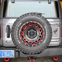 LED Illuminated Spare Tire Wheel Ring Third Brake Light - Ford Bronco