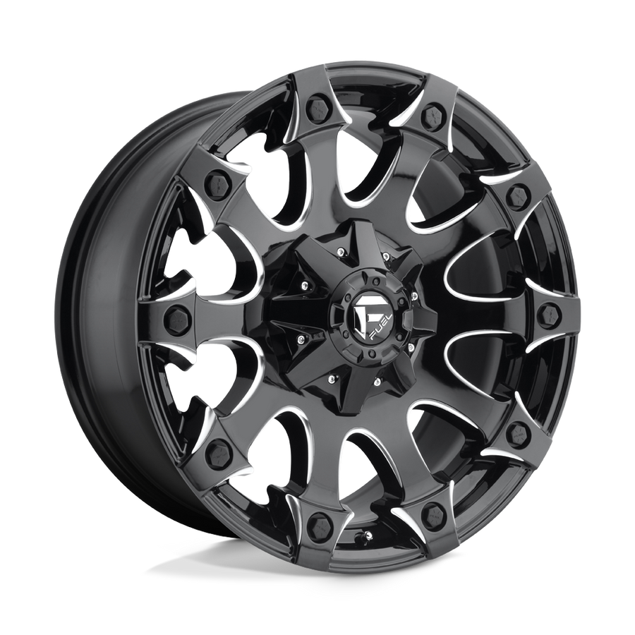 Fuel 1PC D578 BATTLE AXE Gloss Black Milled wheel