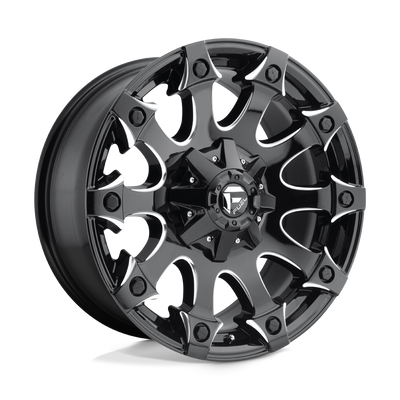 Fuel 1PC D578 BATTLE AXE Gloss Black Milled wheel